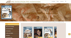 Desktop Screenshot of evolution-mensch.de